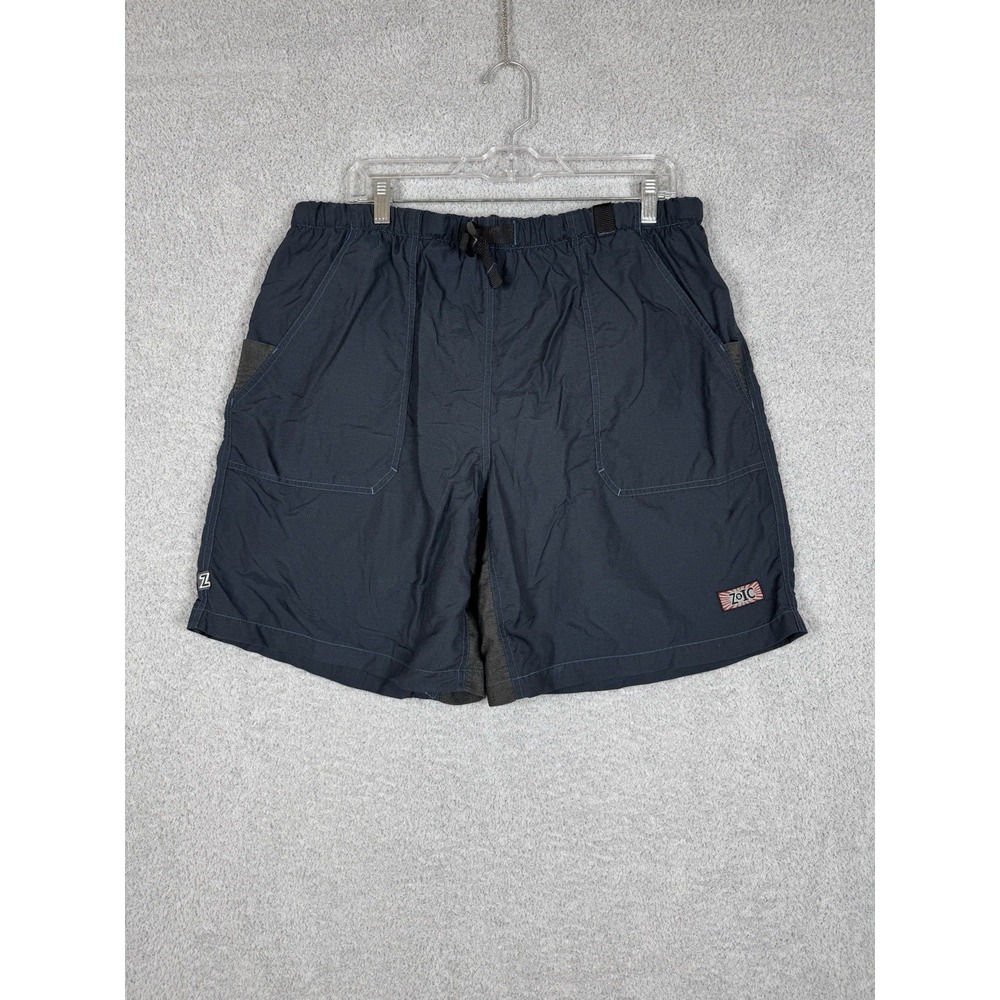 ZOIC‎ Vapour Mountain Bike Shorts 2XL Blue Ripstop Nylon Padded Liner MTB